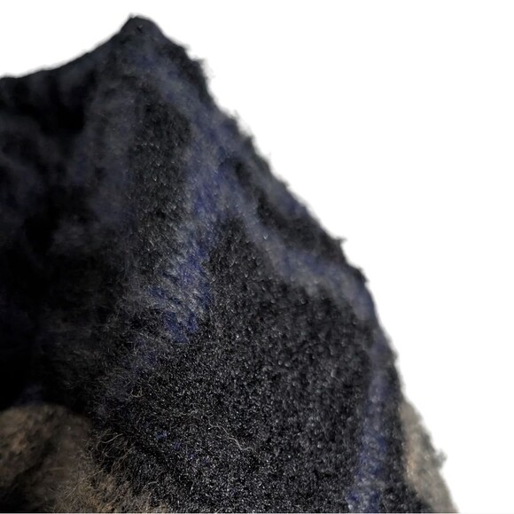 Vintage TEJIDOS RUMIÑAHUI 100% wool cardigan men's oversized alpaca long sleeve - Picture 9 of 11